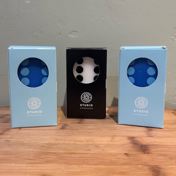 3 Handcrafted Domino Shaped Candles Made By Studio Copenhagen 100% Vegan Wax - Picture 2 of 14